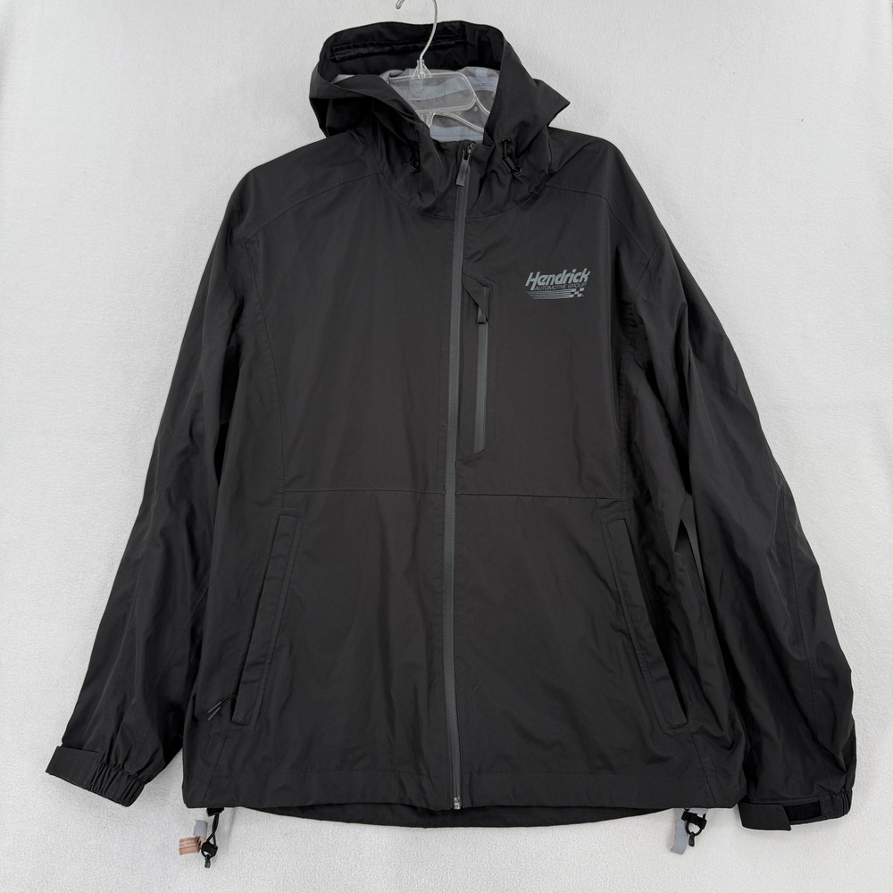 Hendrick Automotive by oobe Rain Jacket Mens L Black X-Precip Waterproof